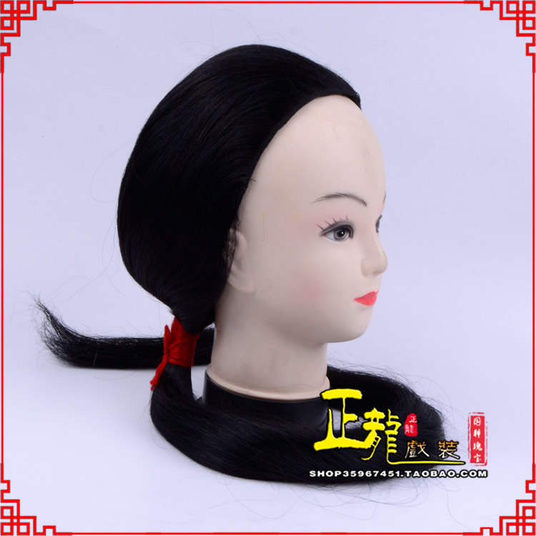 下关古装影视演出头套花旦假发 真发古装发