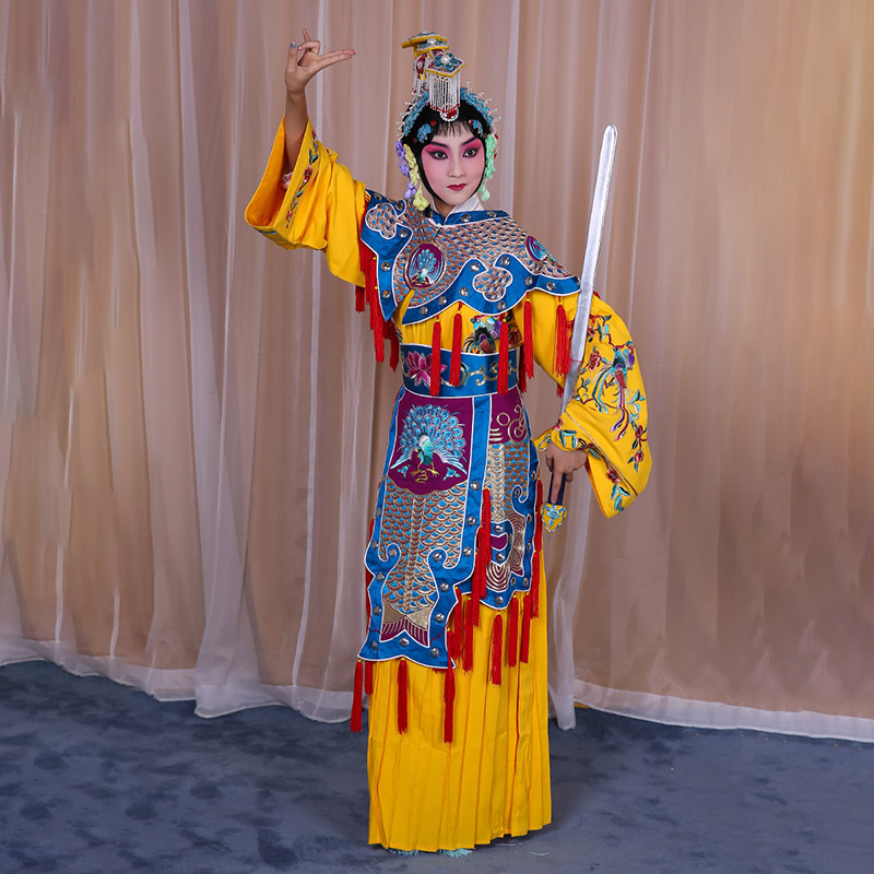 下关霸王别姬虞姬服 软绉别姬服