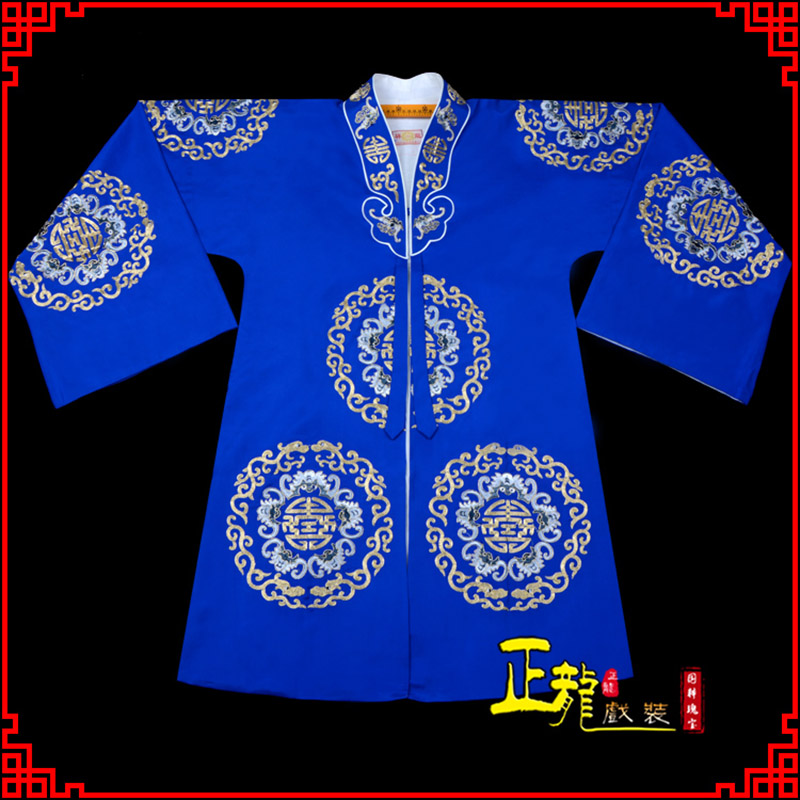 下关老旦团花披夫人土地婆软绉五蝠女员外衣