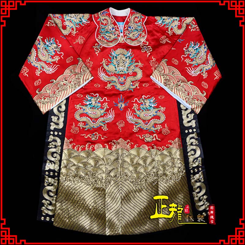 下关皇帝蟒袍全金八宝团龙蟒
